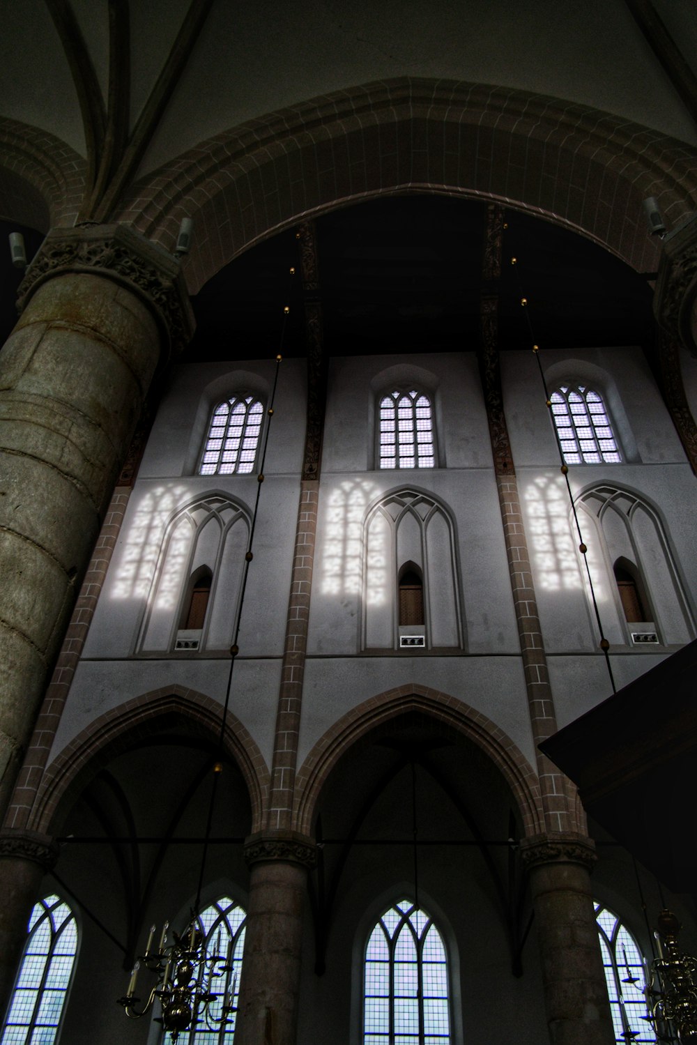 a large building with arched windows