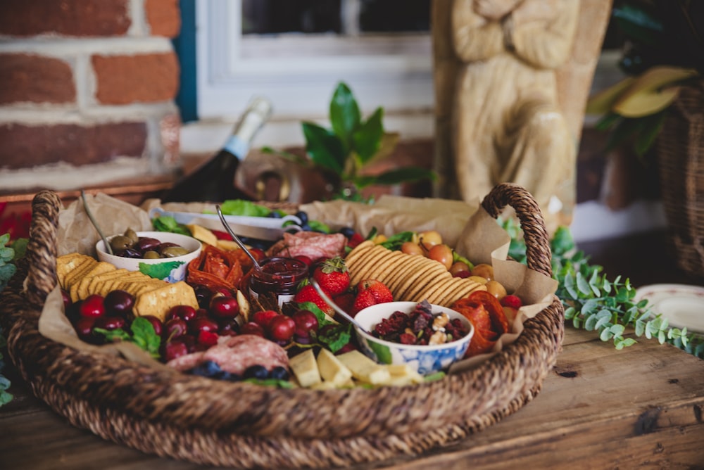 a basket of fruit