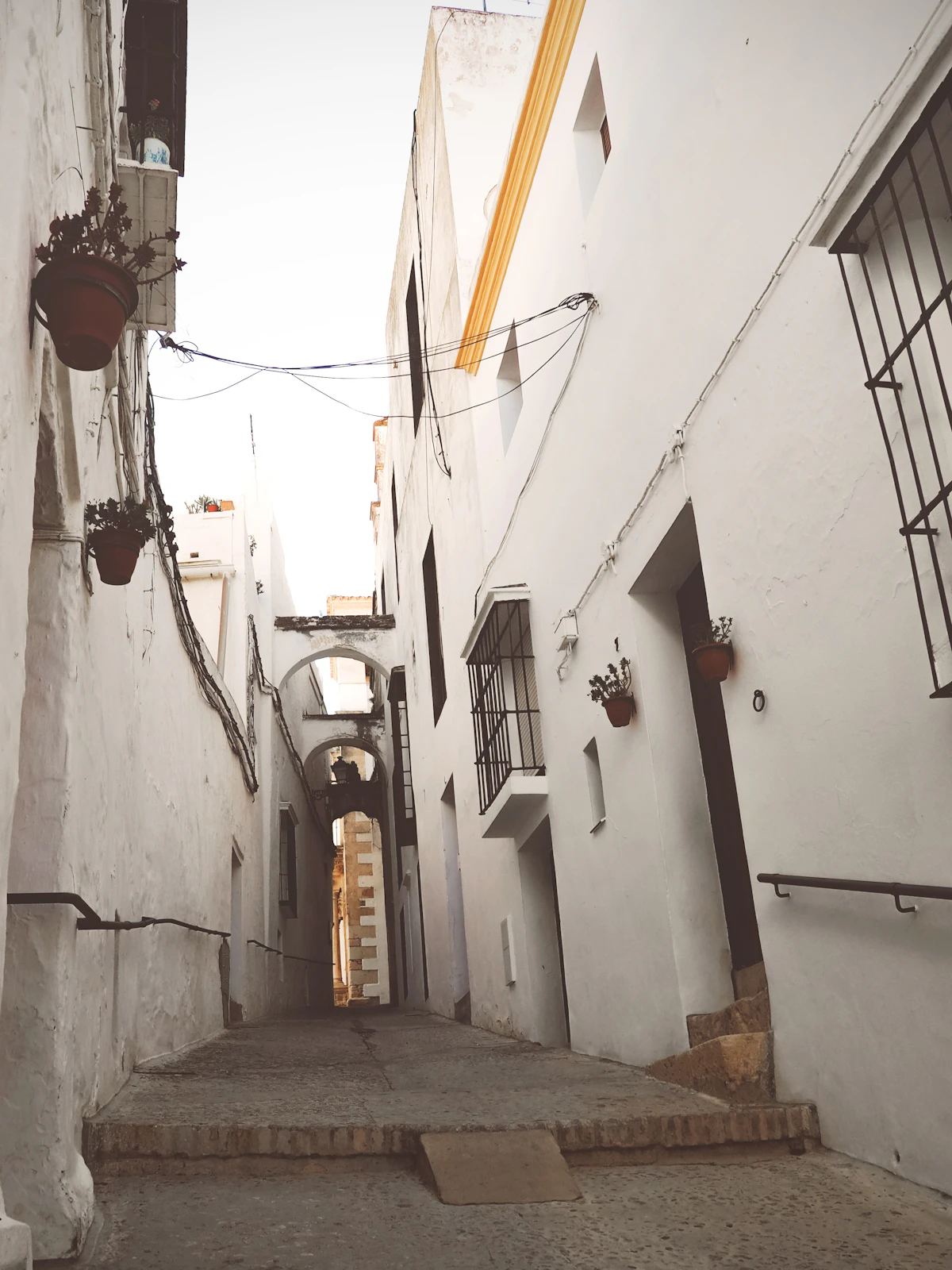 Escalera de cal y sombra