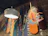 A vibrant image showing a variety of pickleball paddles in a well-lit display.