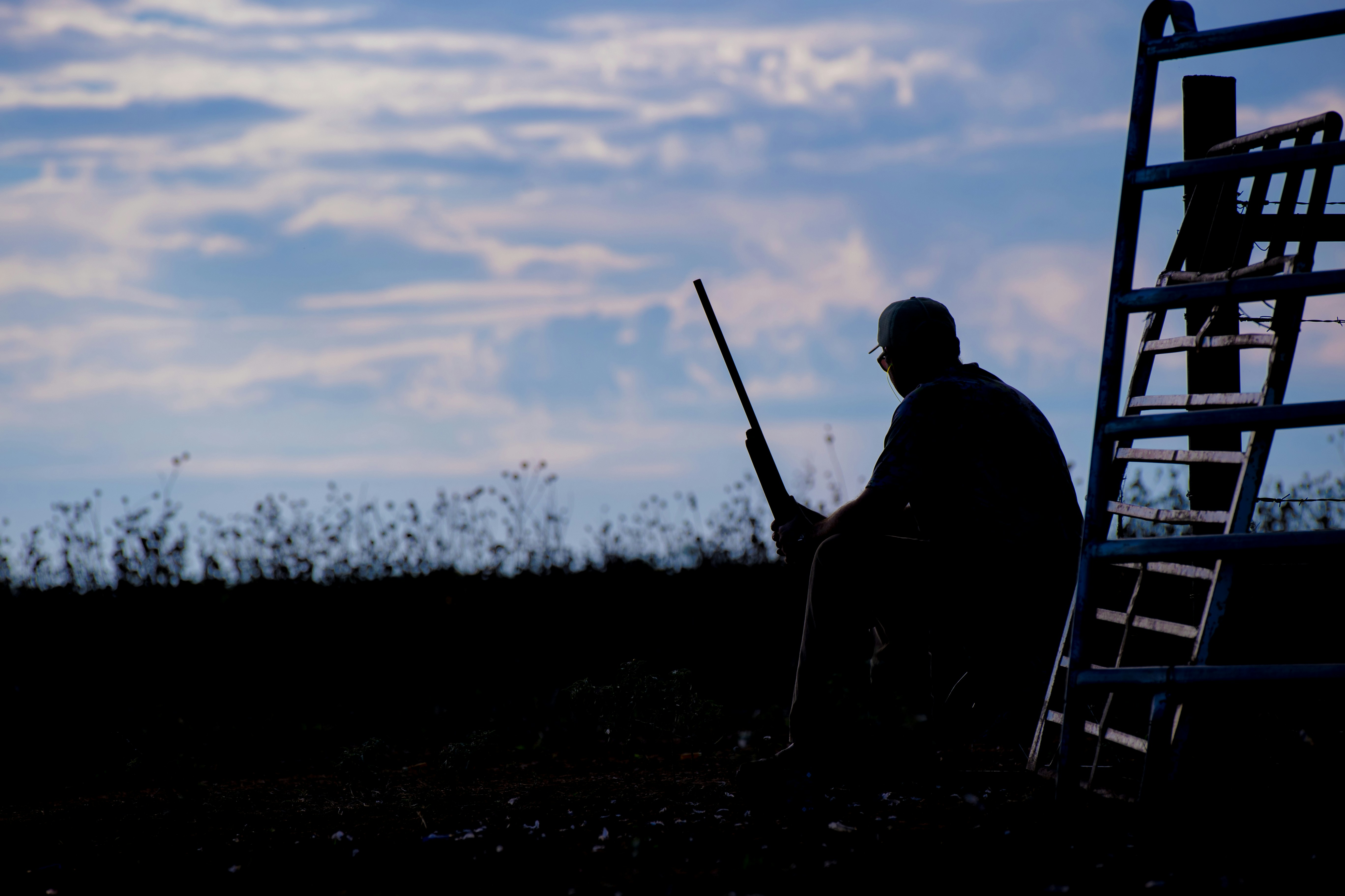 a person sitting on a chair