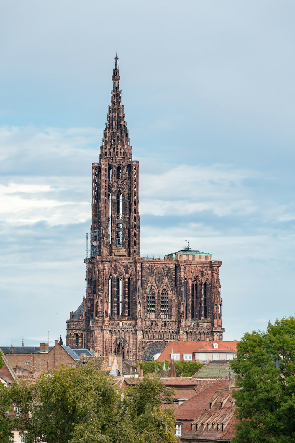 a tall building with a tower