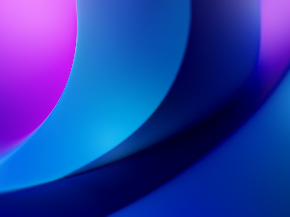 a blue and pink background