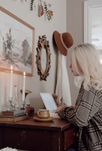 a person reading a book