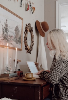 a person reading a book