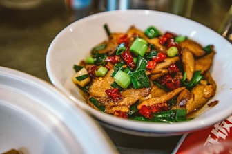 a plate of food
