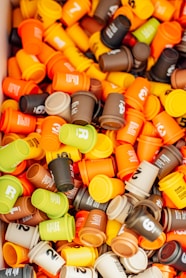 Plastic containers, bottles, and caps