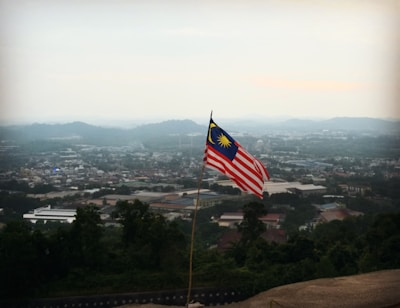 Aerial view of Kuala Lumpur showcasing the city skyline.