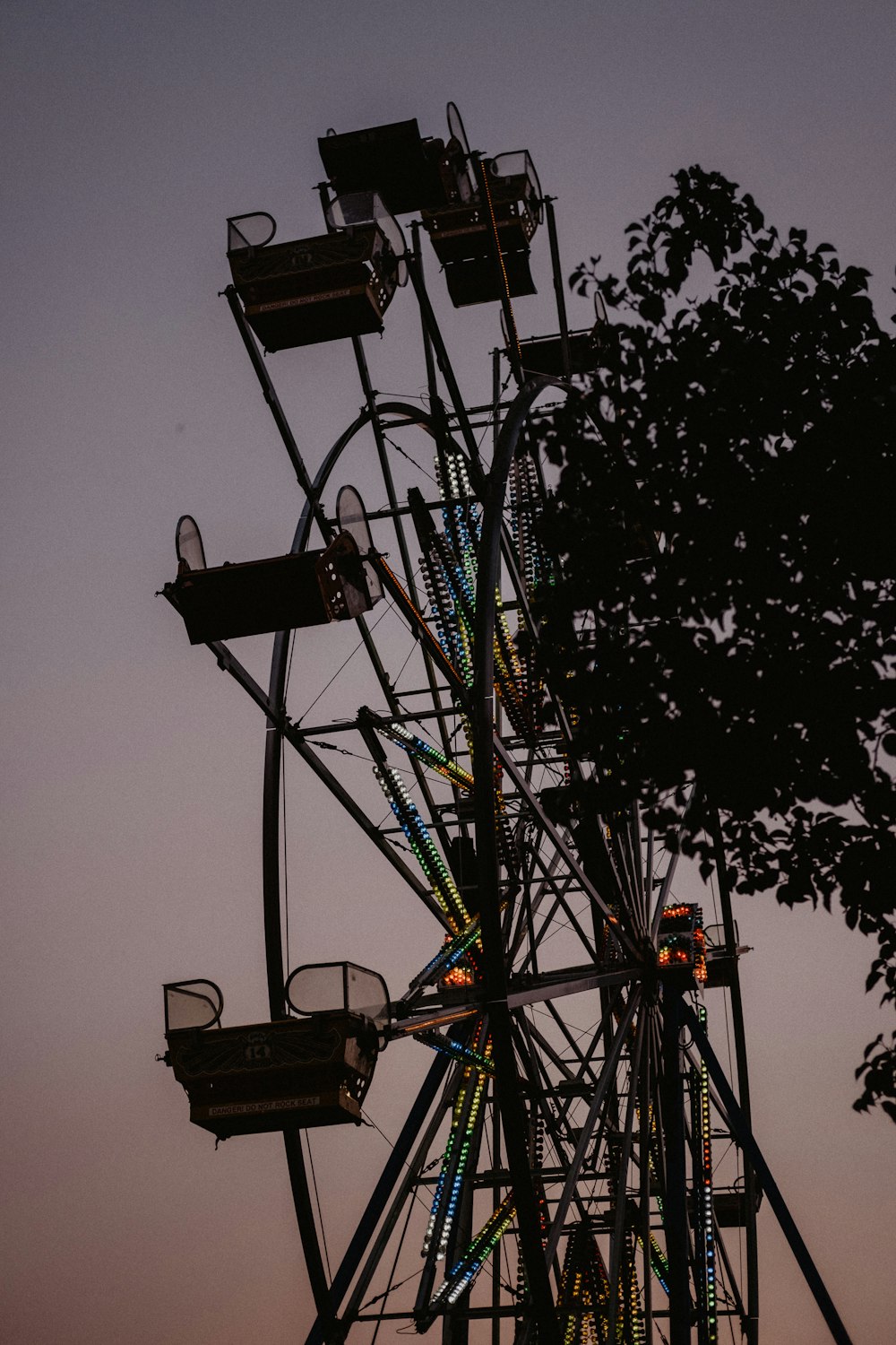 a large ferris wheel