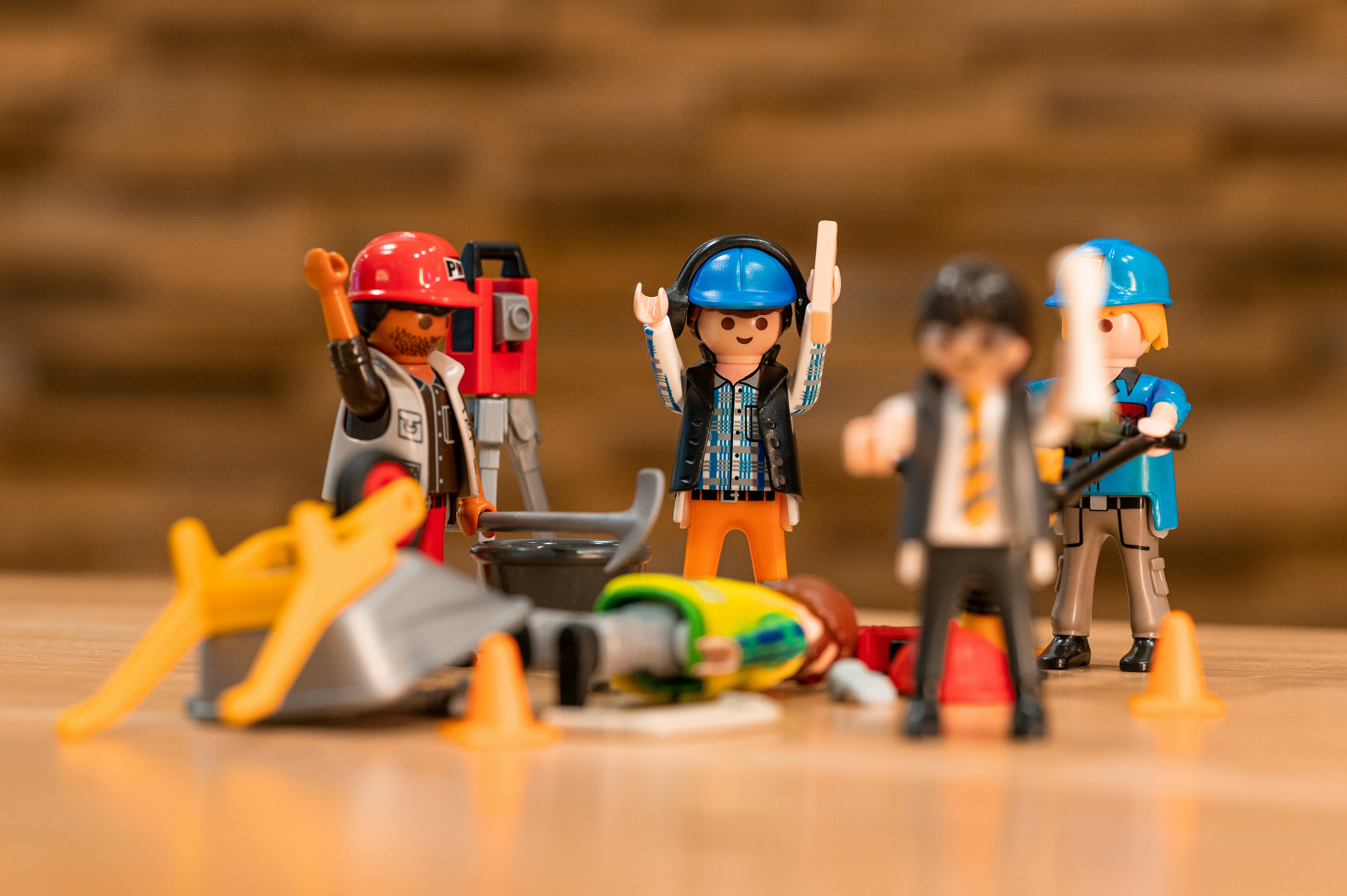 Un grupo de figuras de juguete