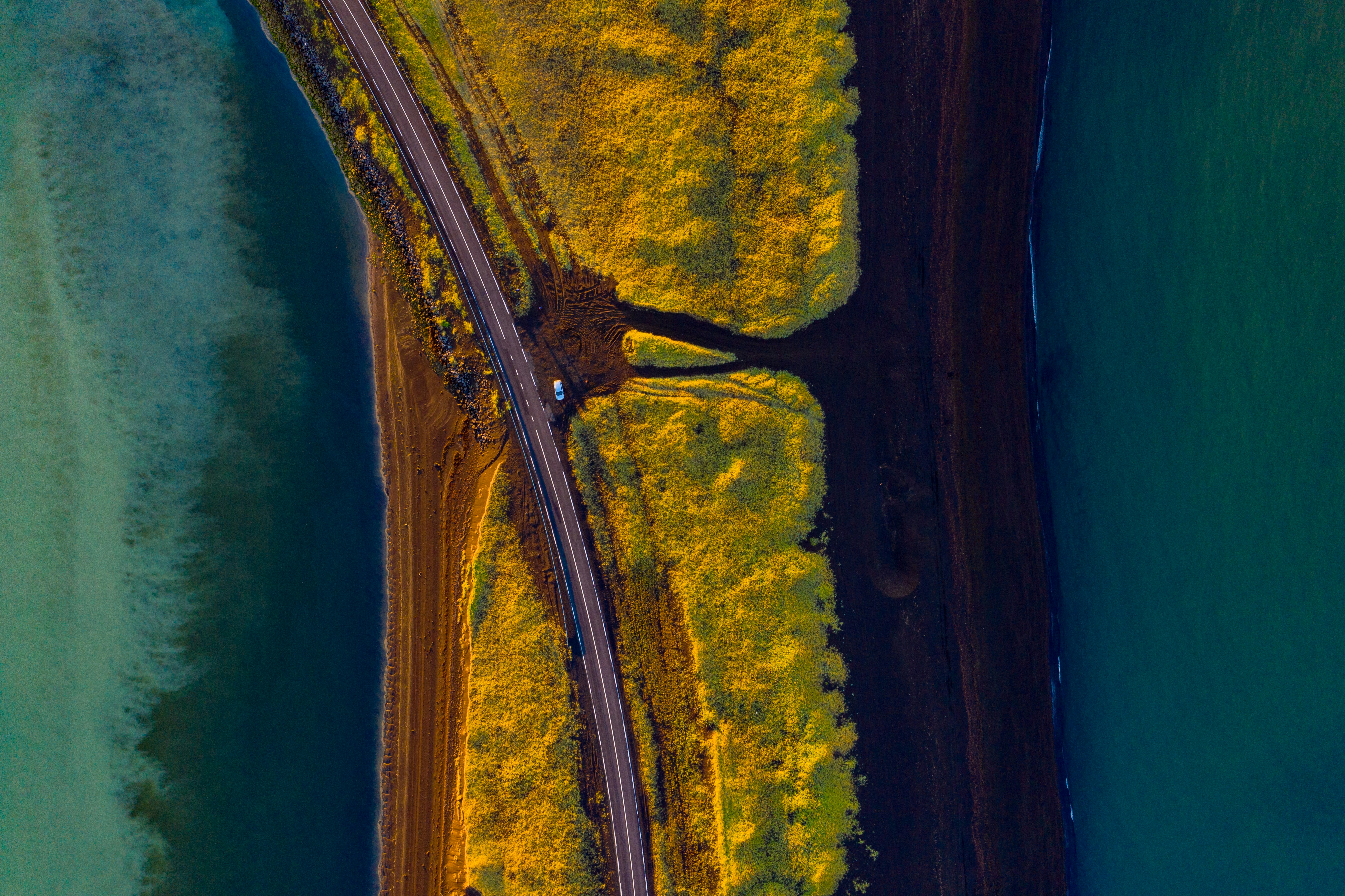 a close-up of a road