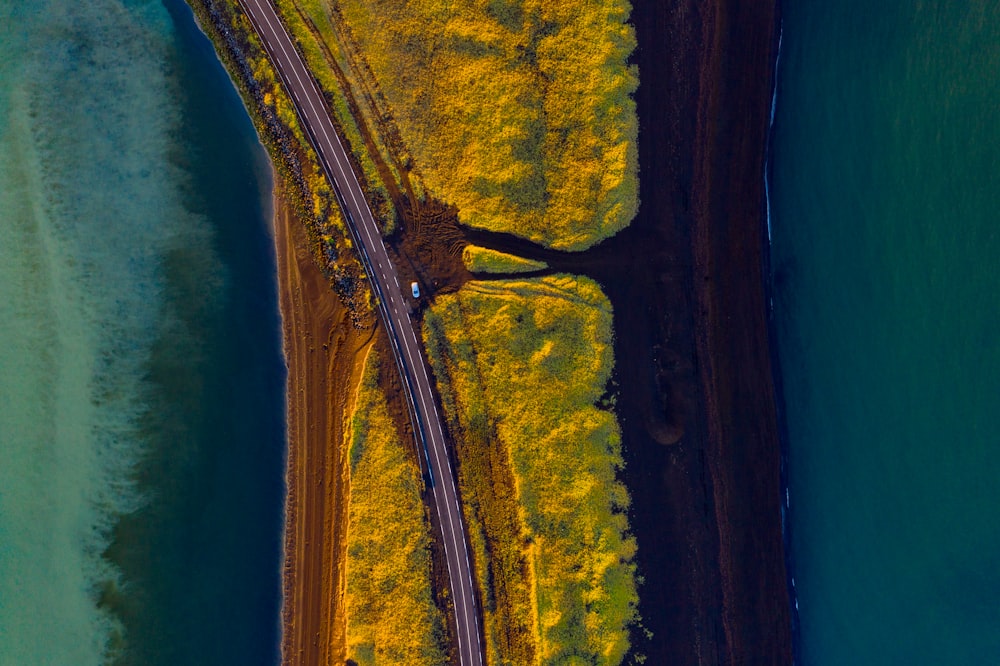 a close-up of a road