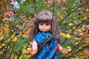 Taupe Dress Doll
