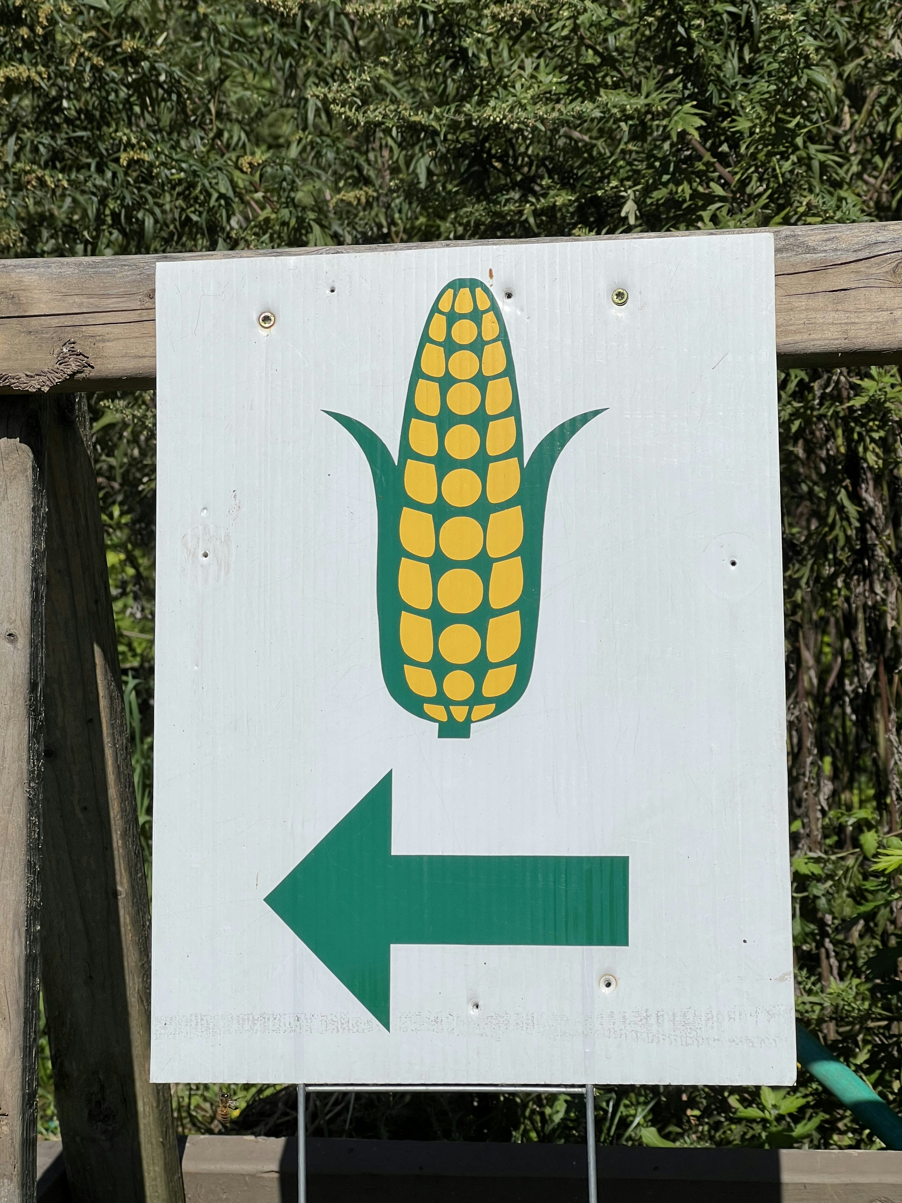 a sign with a cartoon