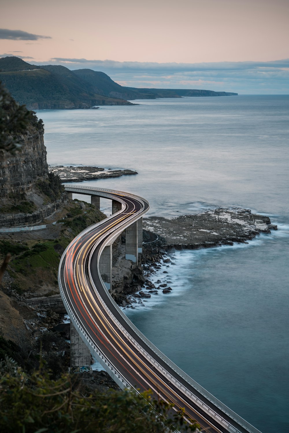 a bridge over a body of water