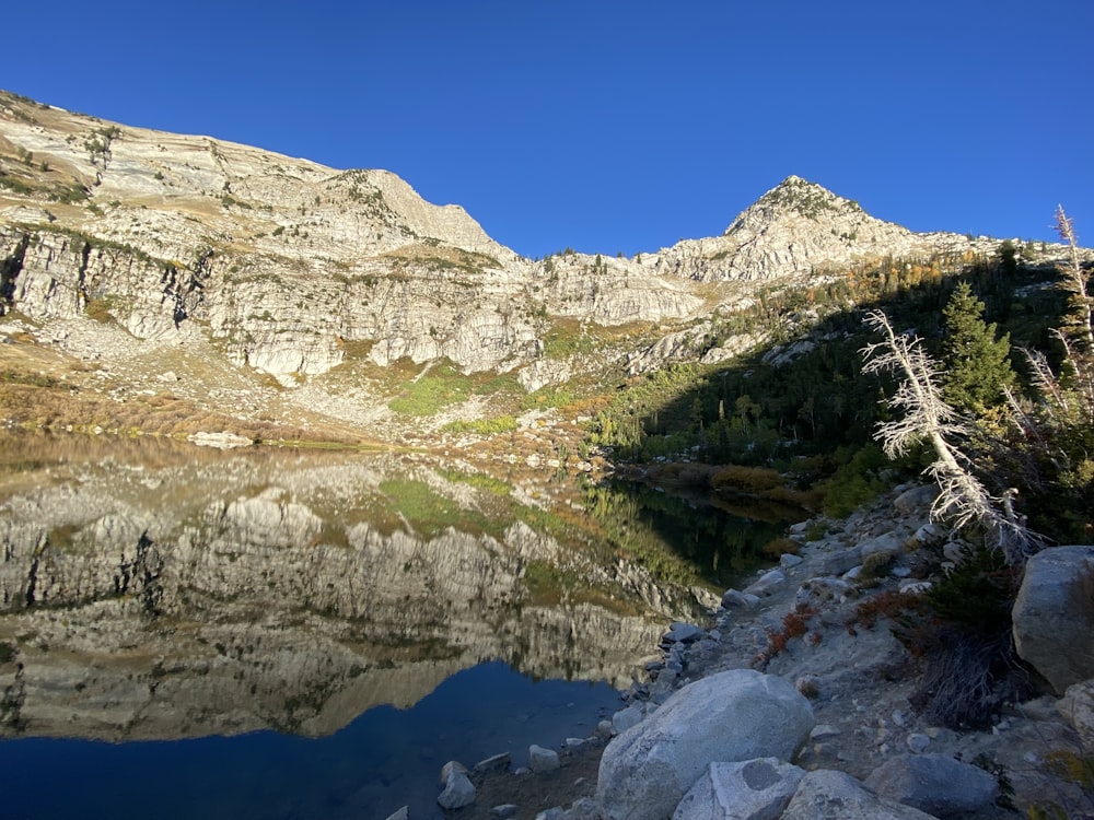 a rocky mountain side