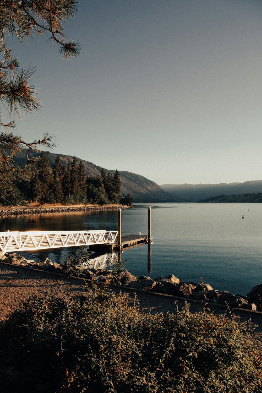 a dock over a body of water