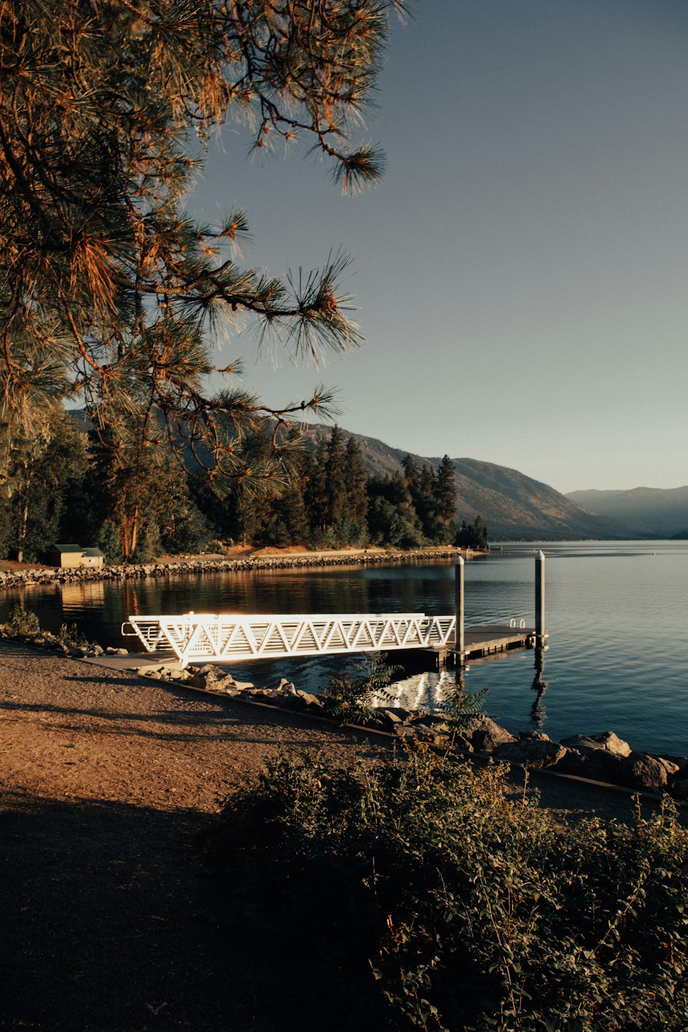 a dock over a body of water