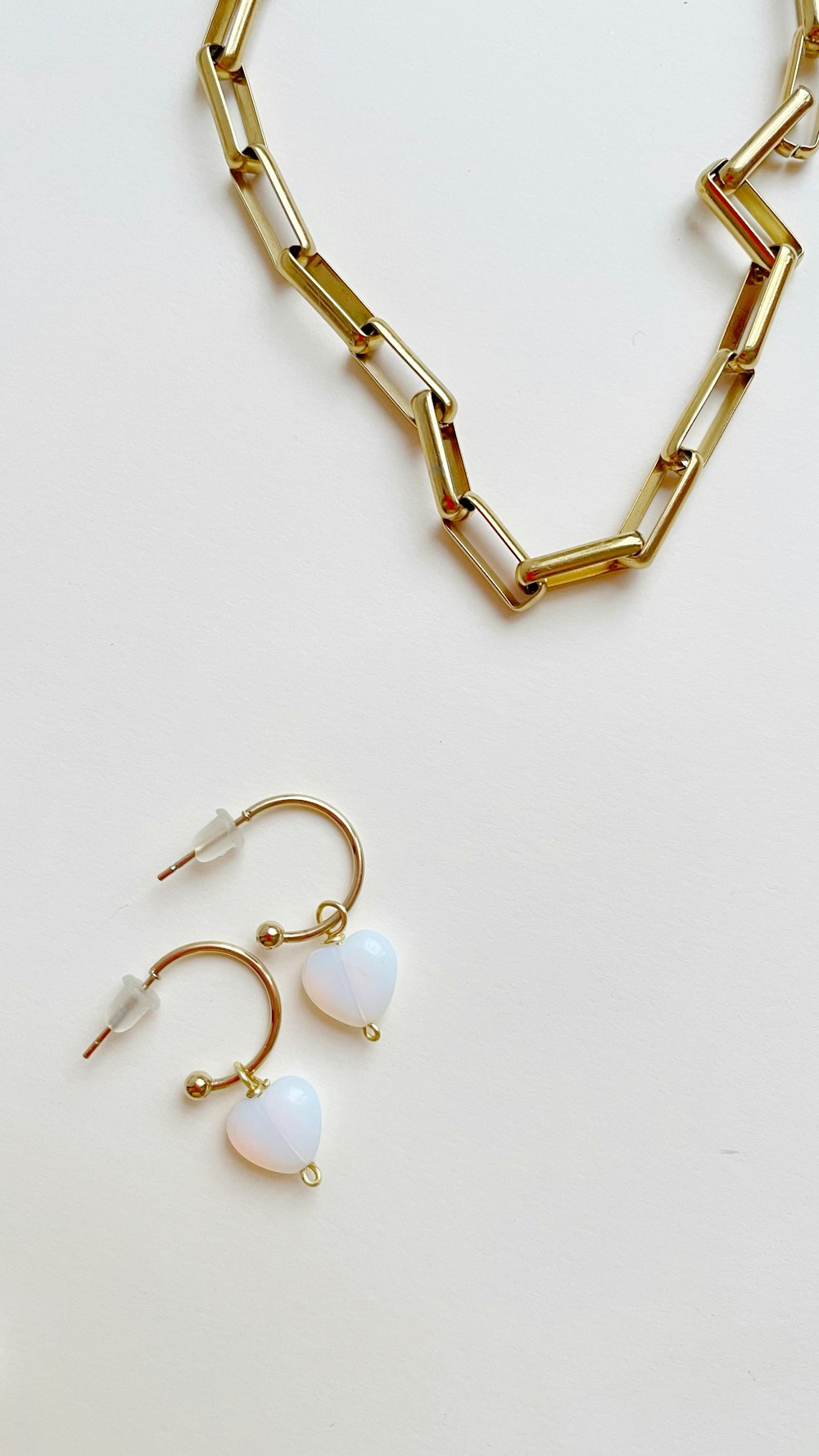 a gold and silver necklace