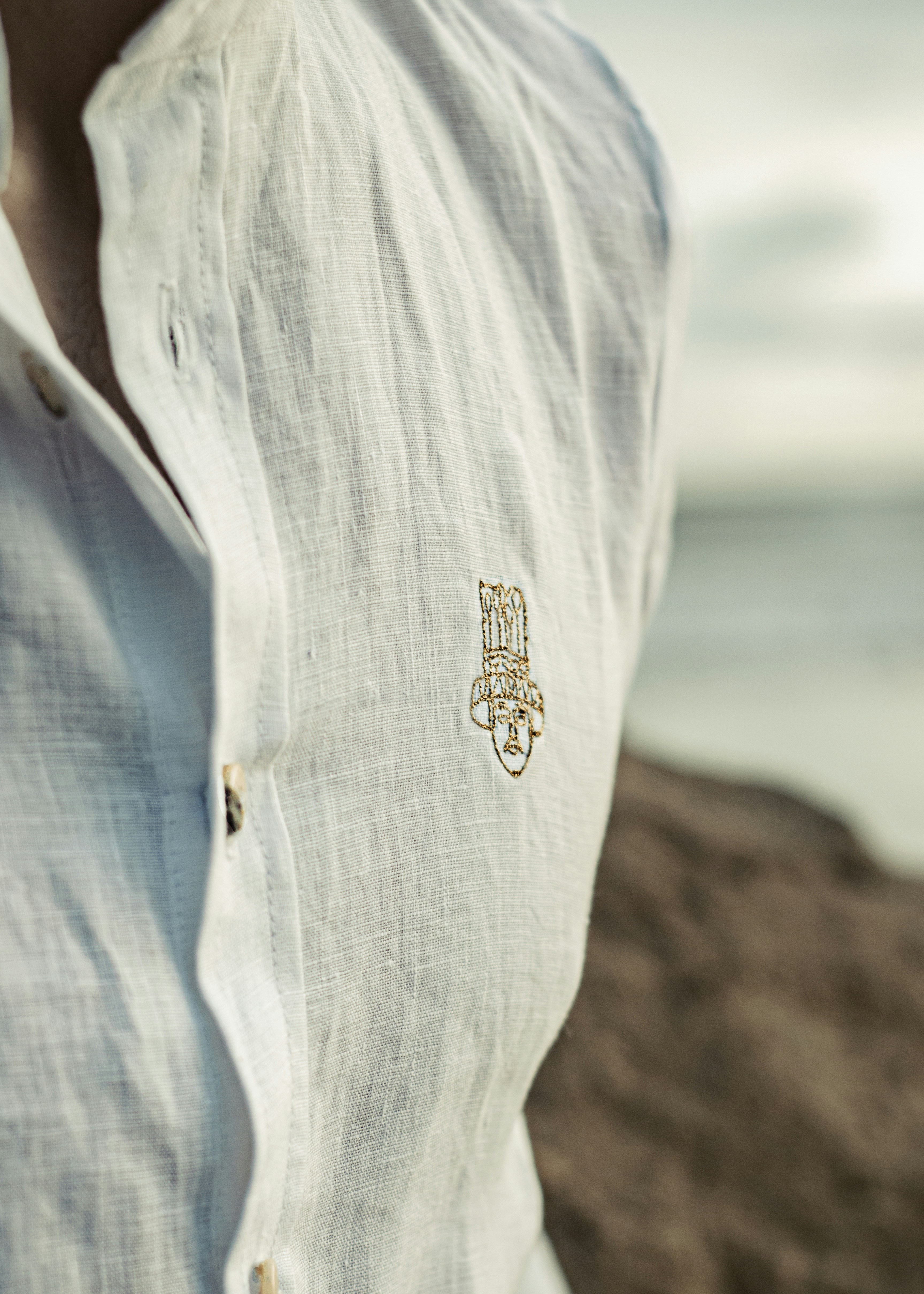 Linen Button-Up Shirt