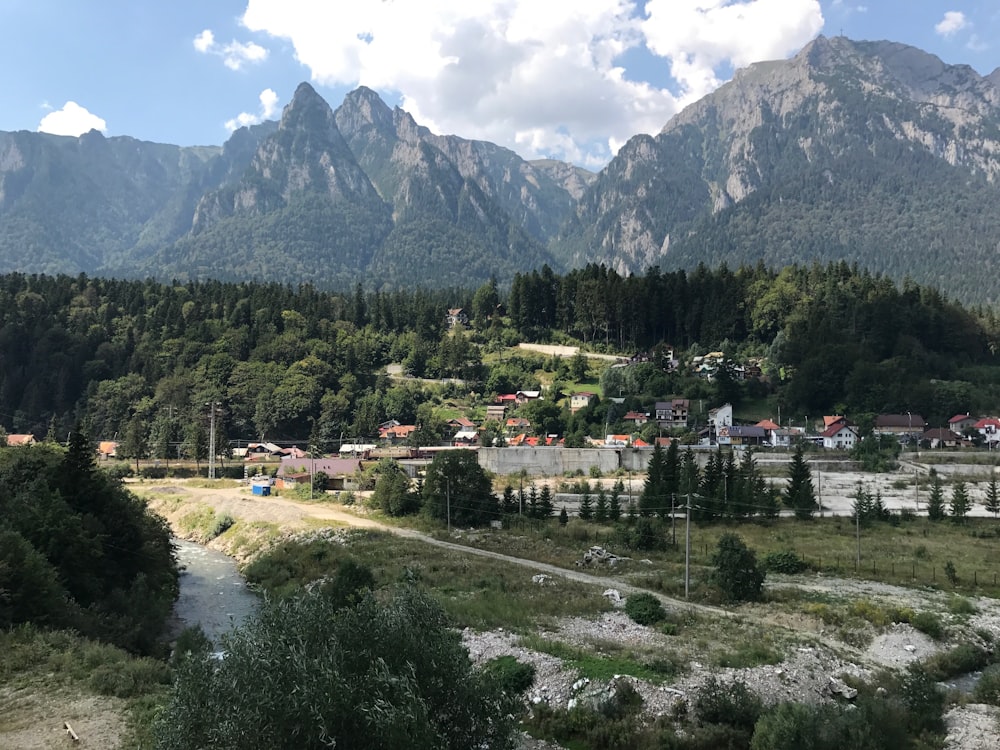 a town in the mountains