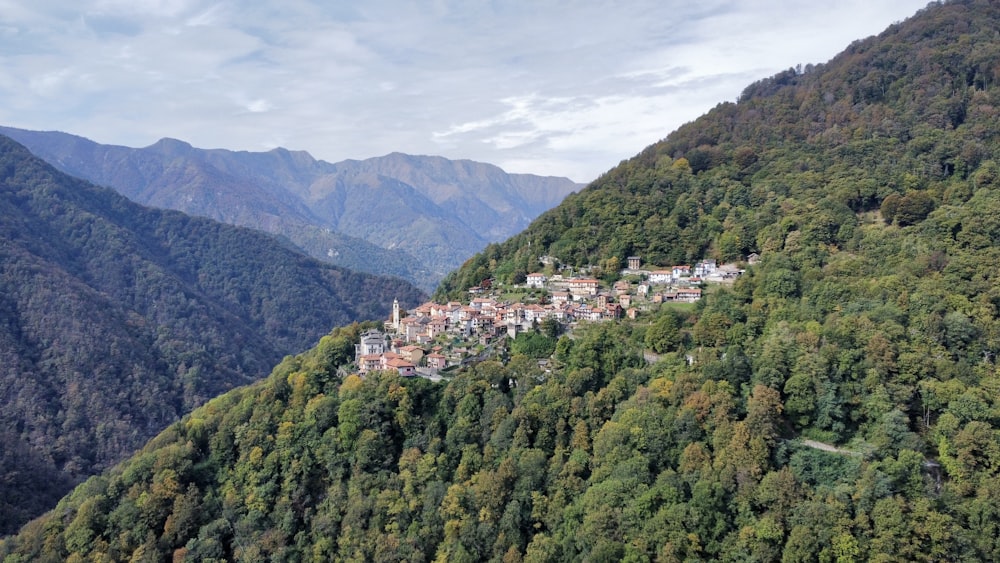 a town in the mountains