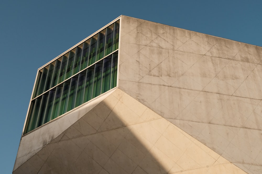 a building with a glass window