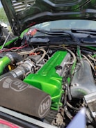 Steam cleaning engine bay carefully without damaging components