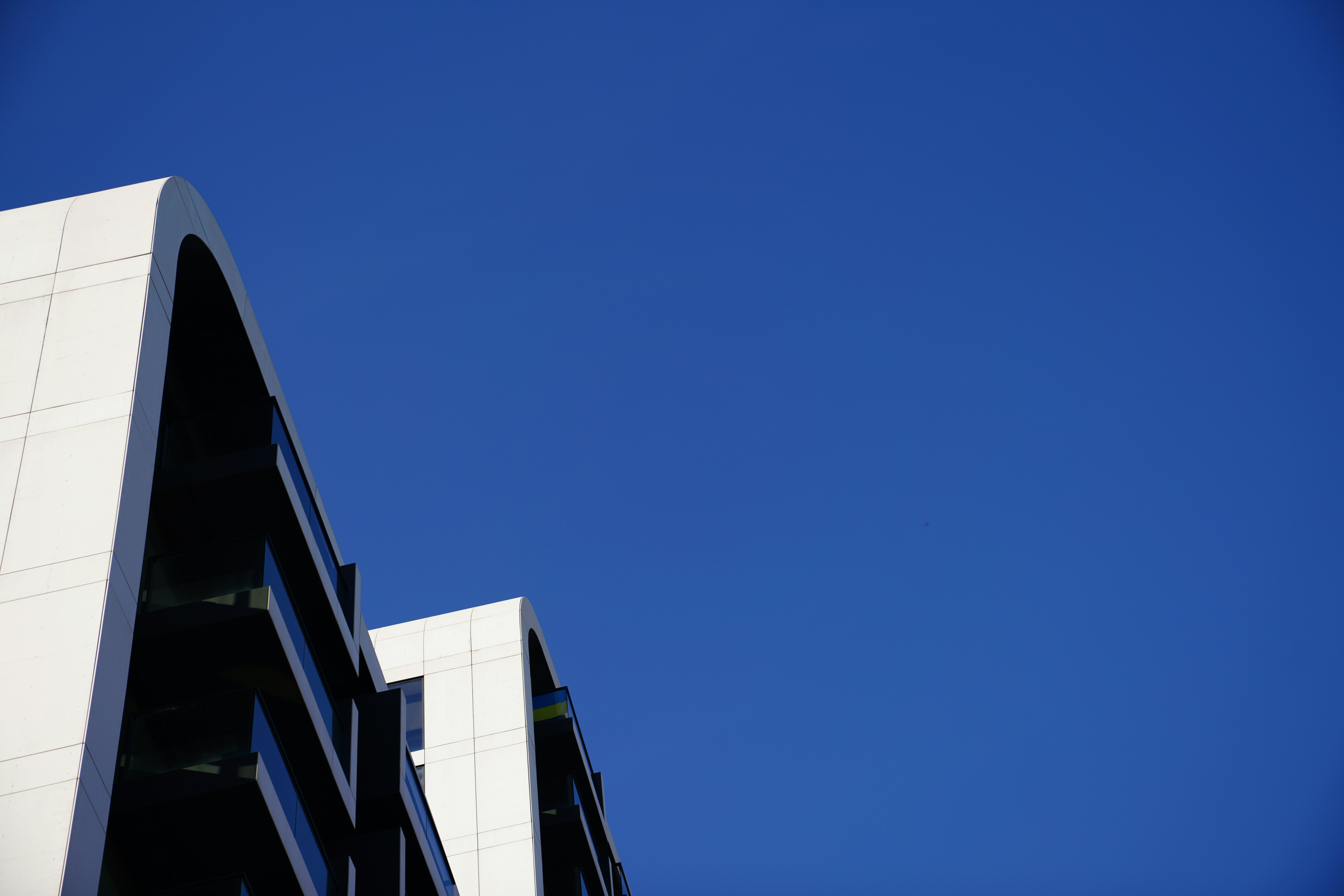 a low angle view of a building