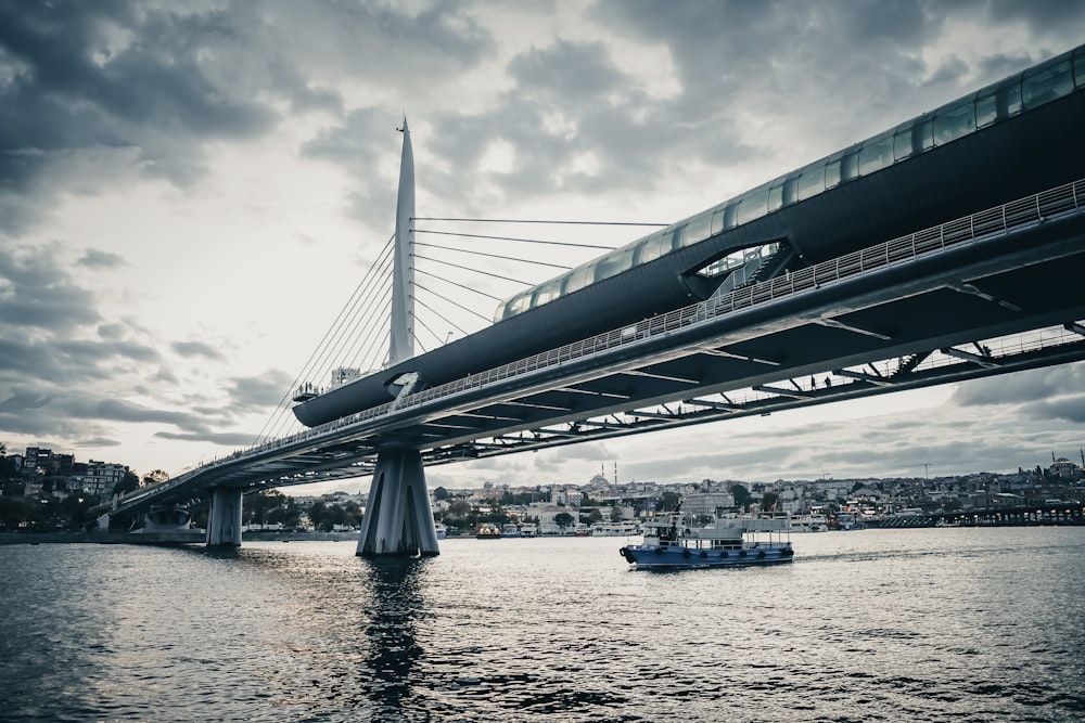 a bridge over water