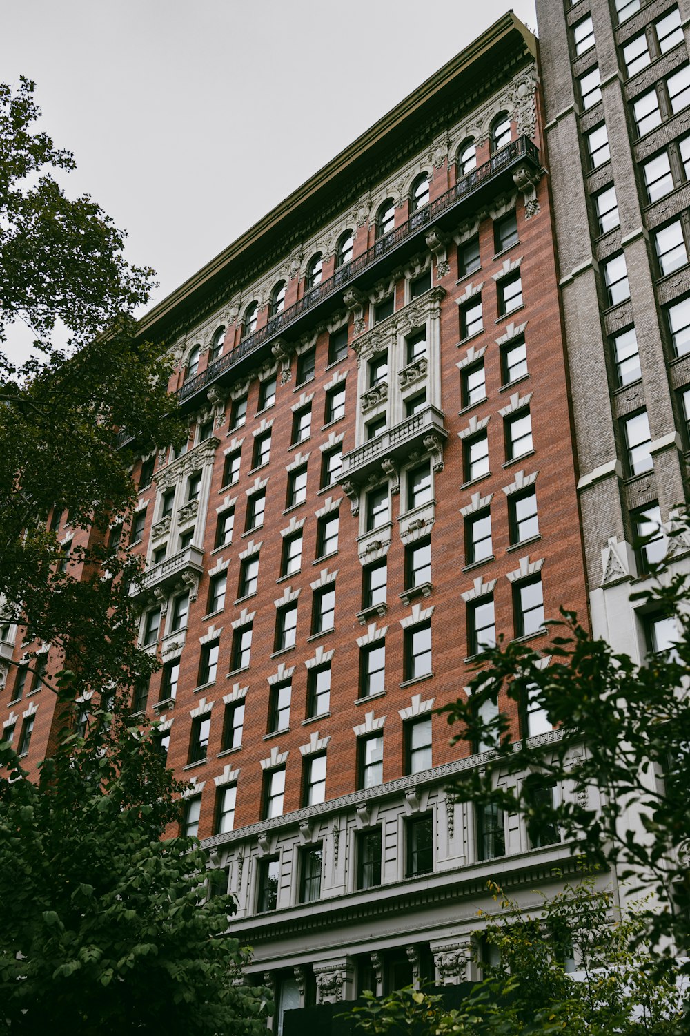 a tall building with many windows