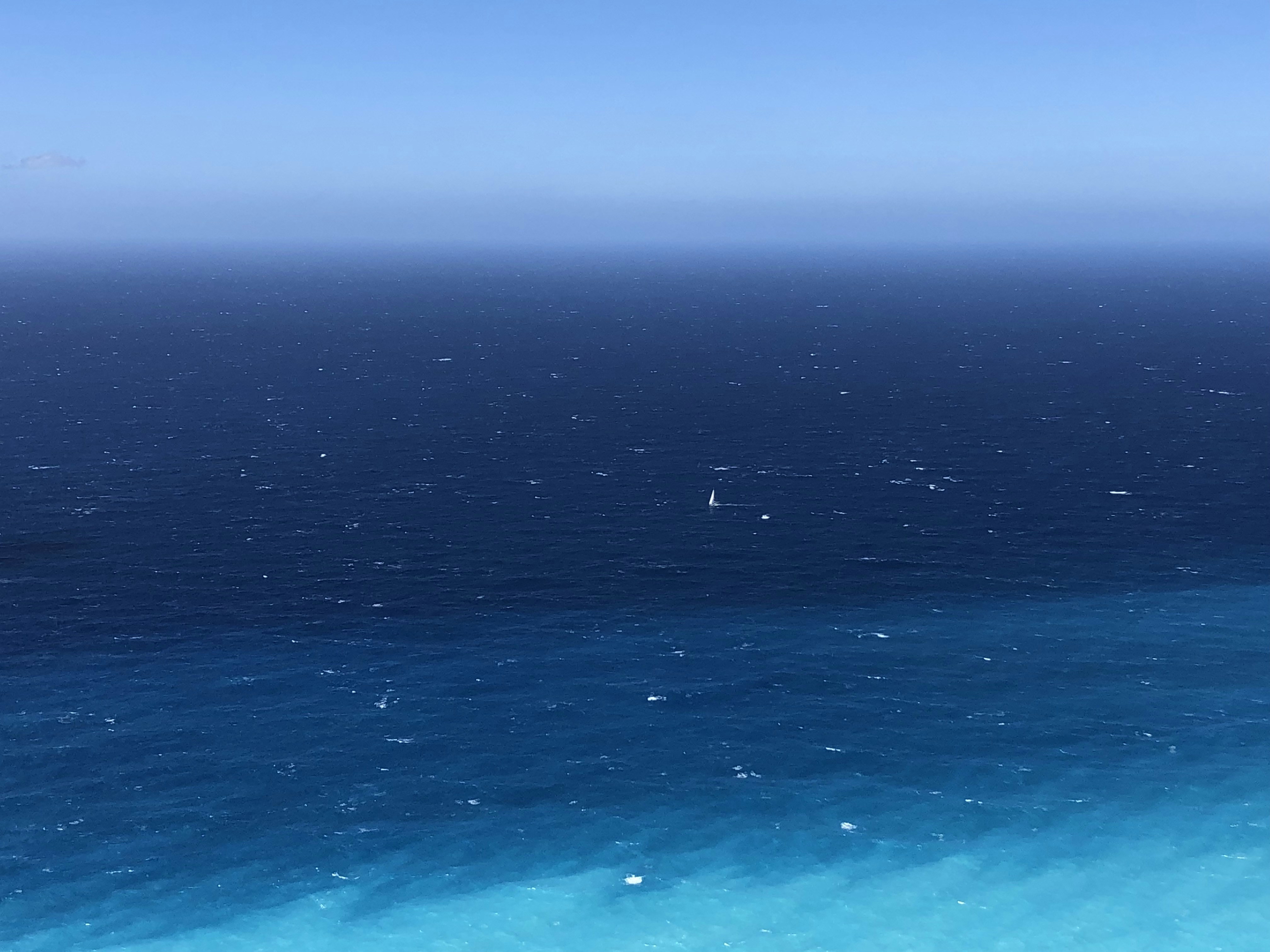 緑の海の風景写真の写真 – Unsplashの海の無料画像