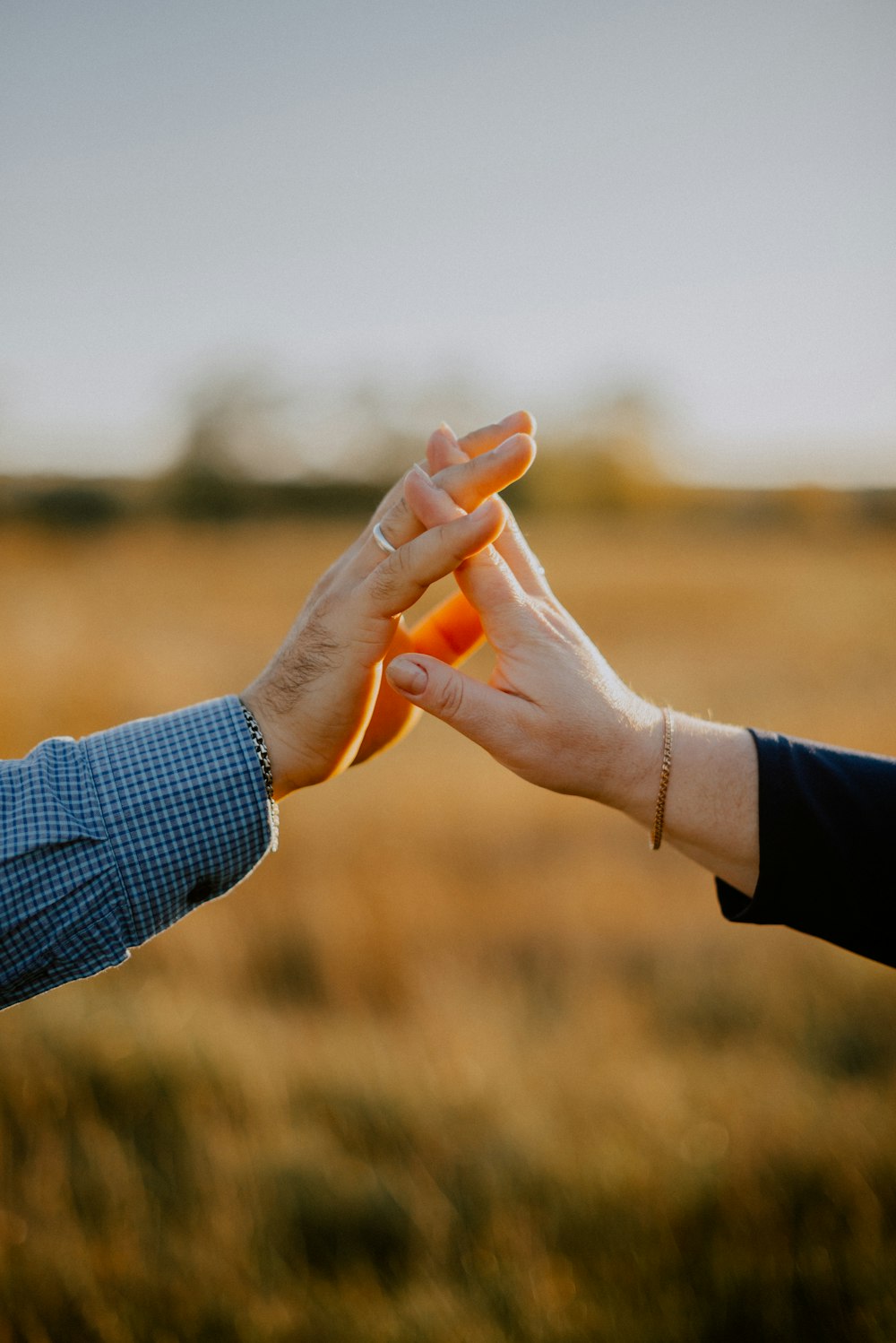 a pair of hands shaking