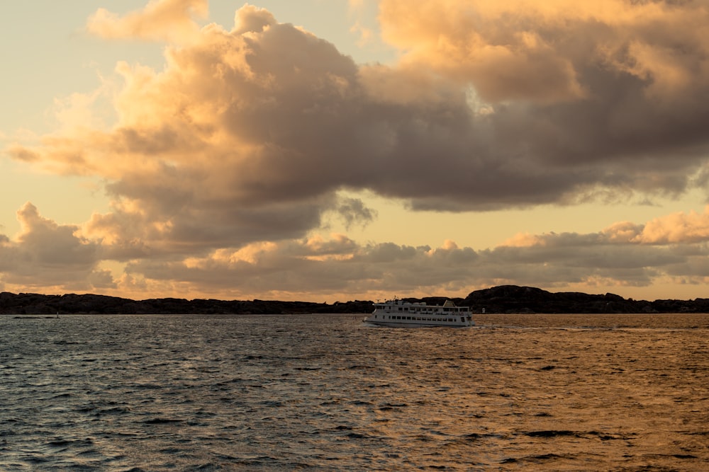 a boat on the water