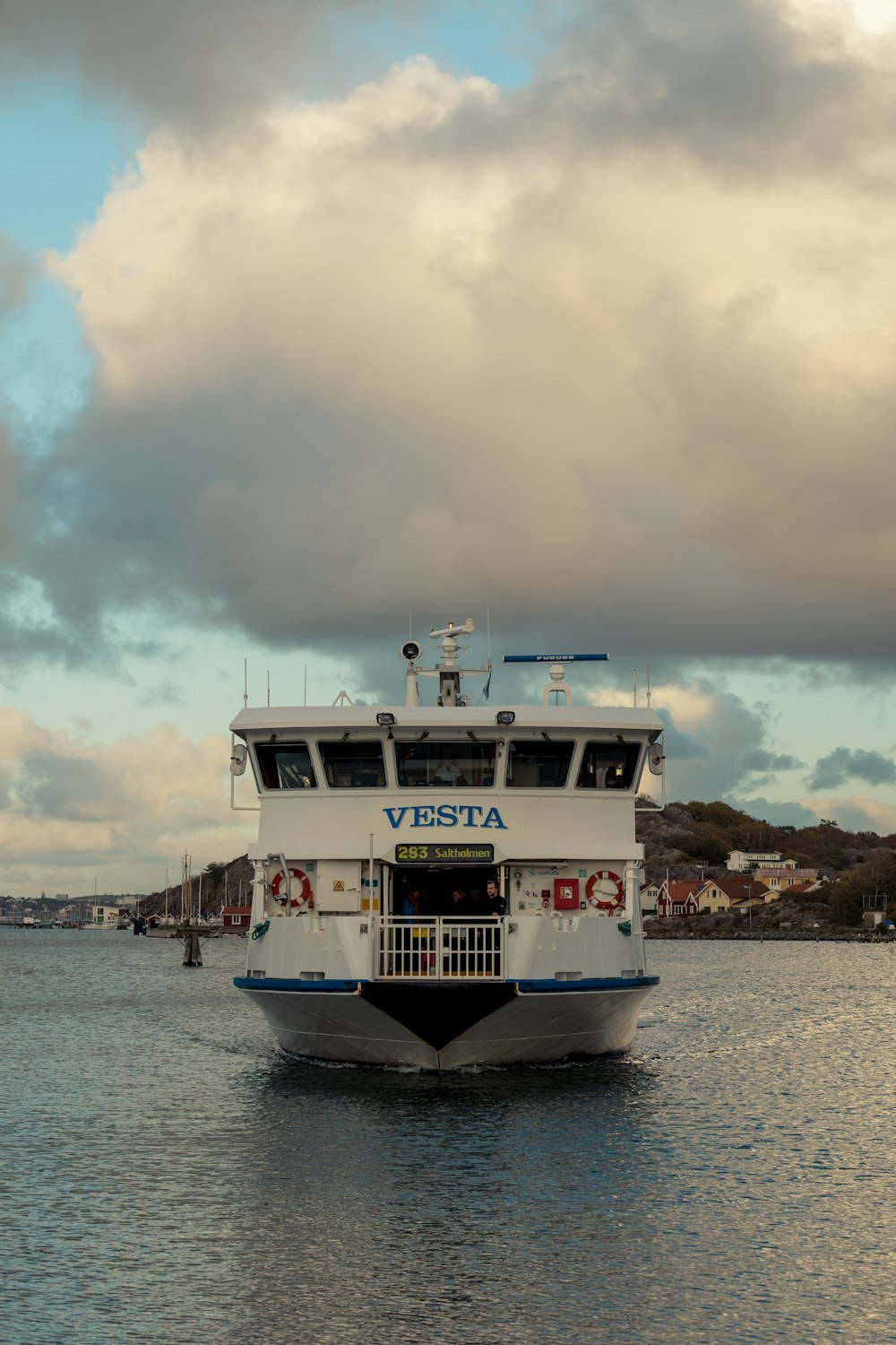 a boat on the water