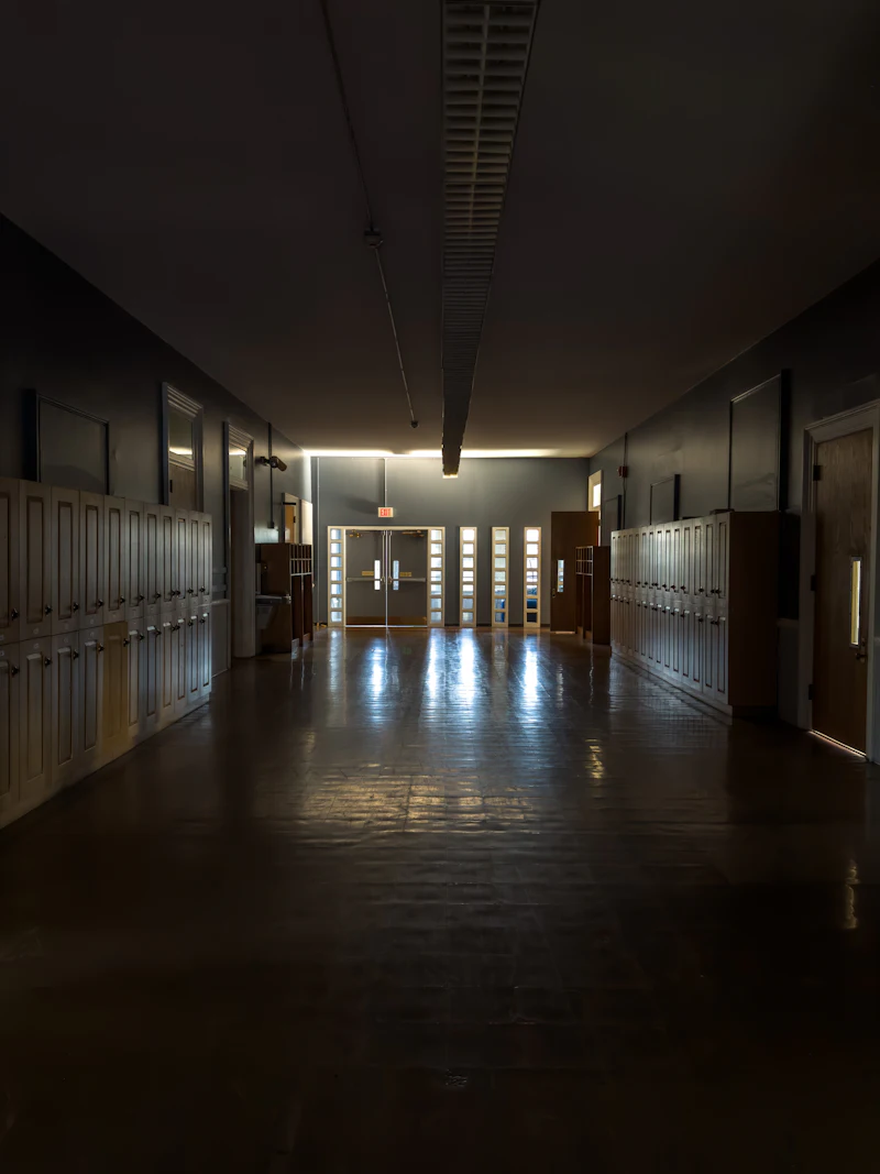 School corridor