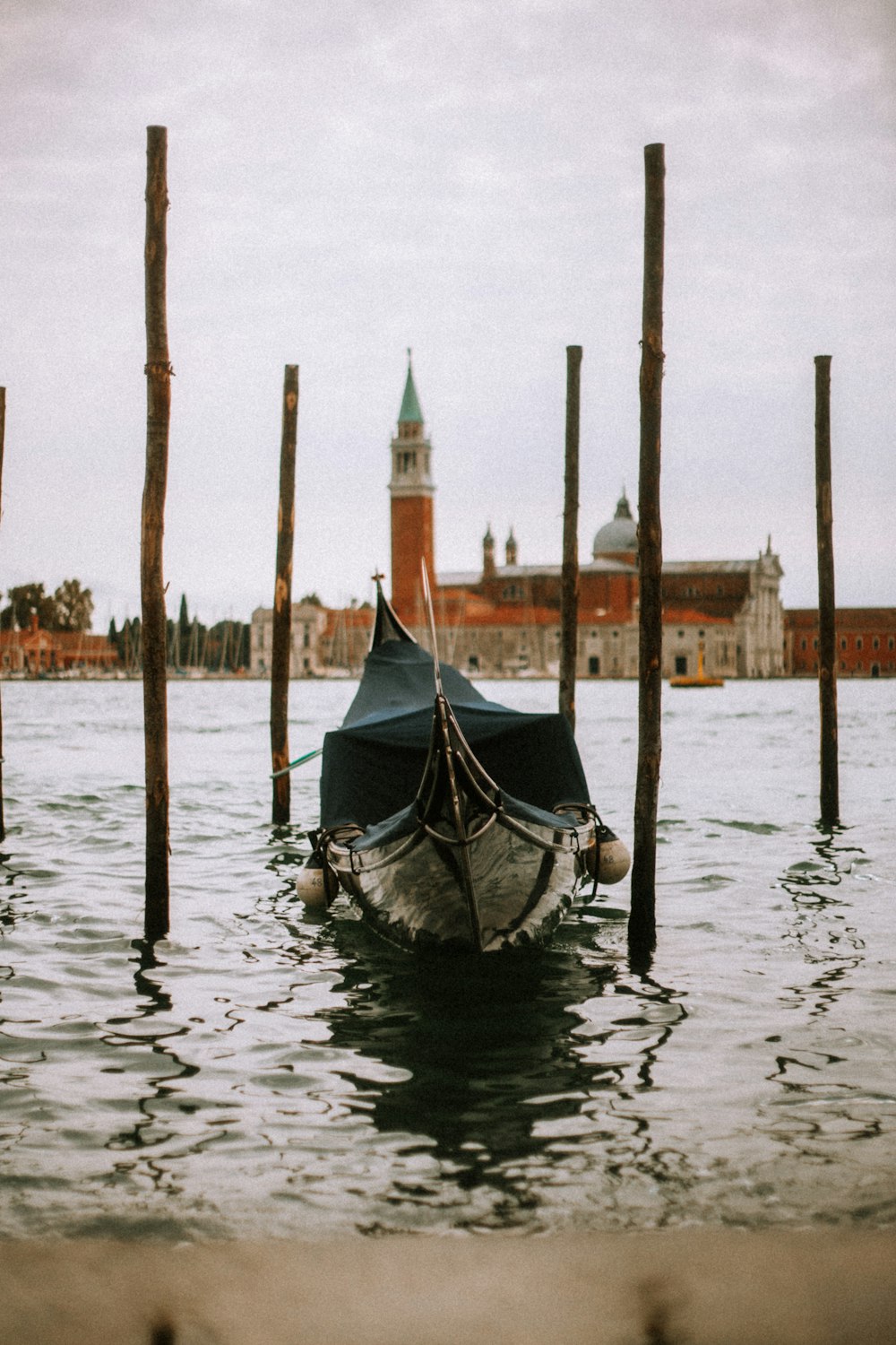 a boat in the water