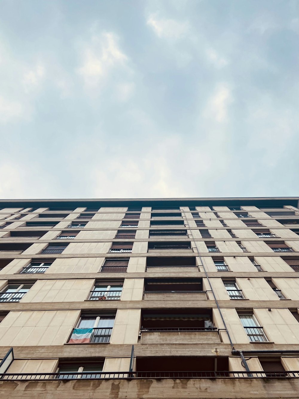 a building with a blue sky