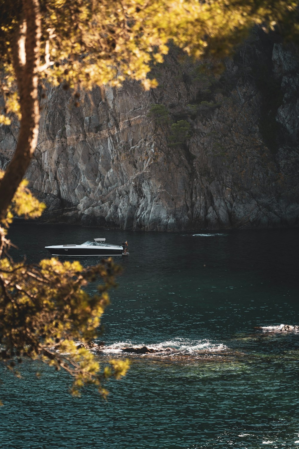 a boat on the water