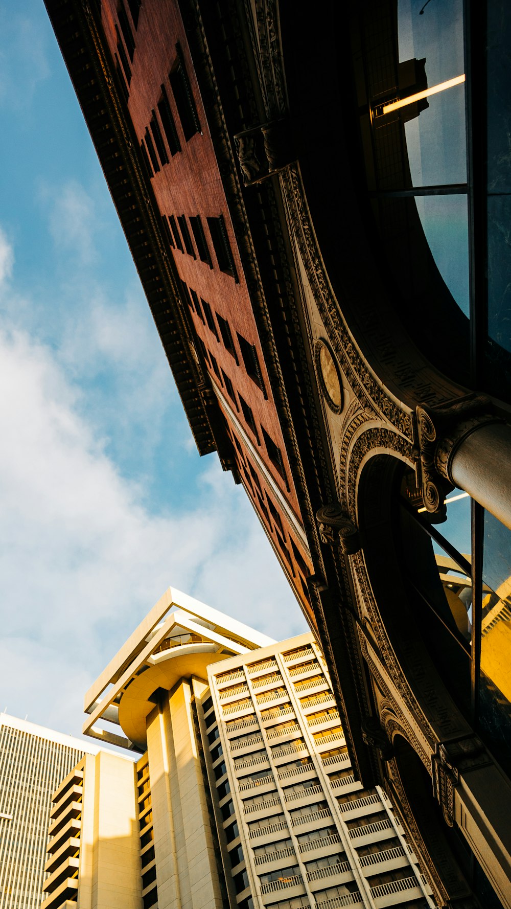 a tall building with a clock