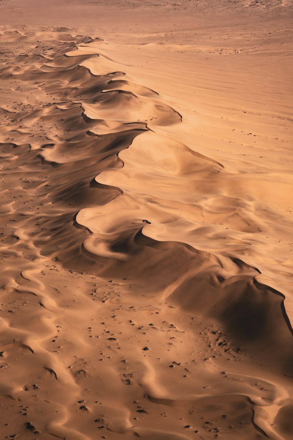 a large area of sand