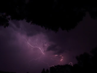 A mesmerizing lightning storm over a vast ocean, capturing nature’s raw power.
