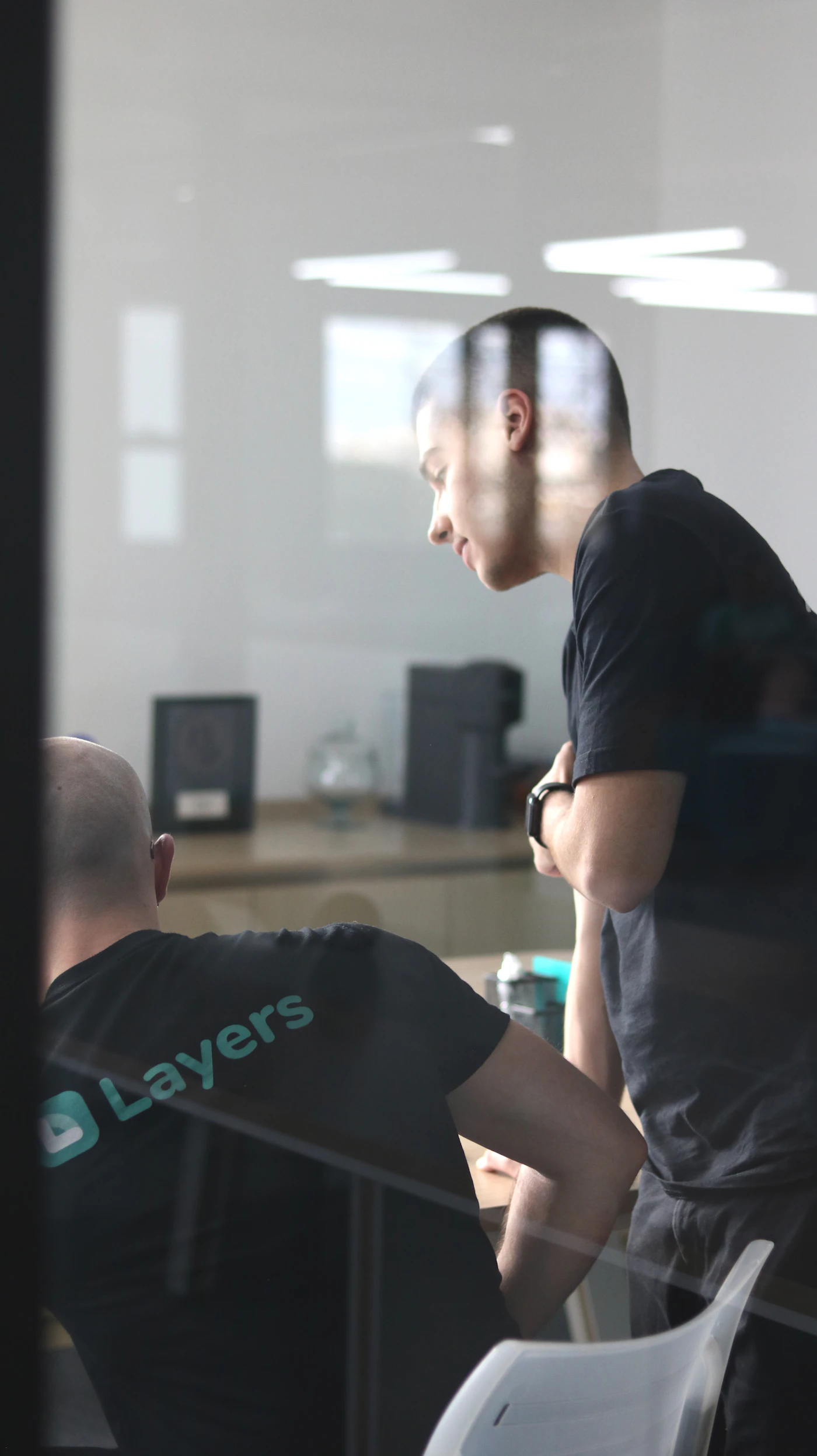 A SaaS team working through the model together