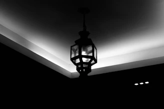 After photo showing the same ceiling fully restored, clean, and freshly painted.
