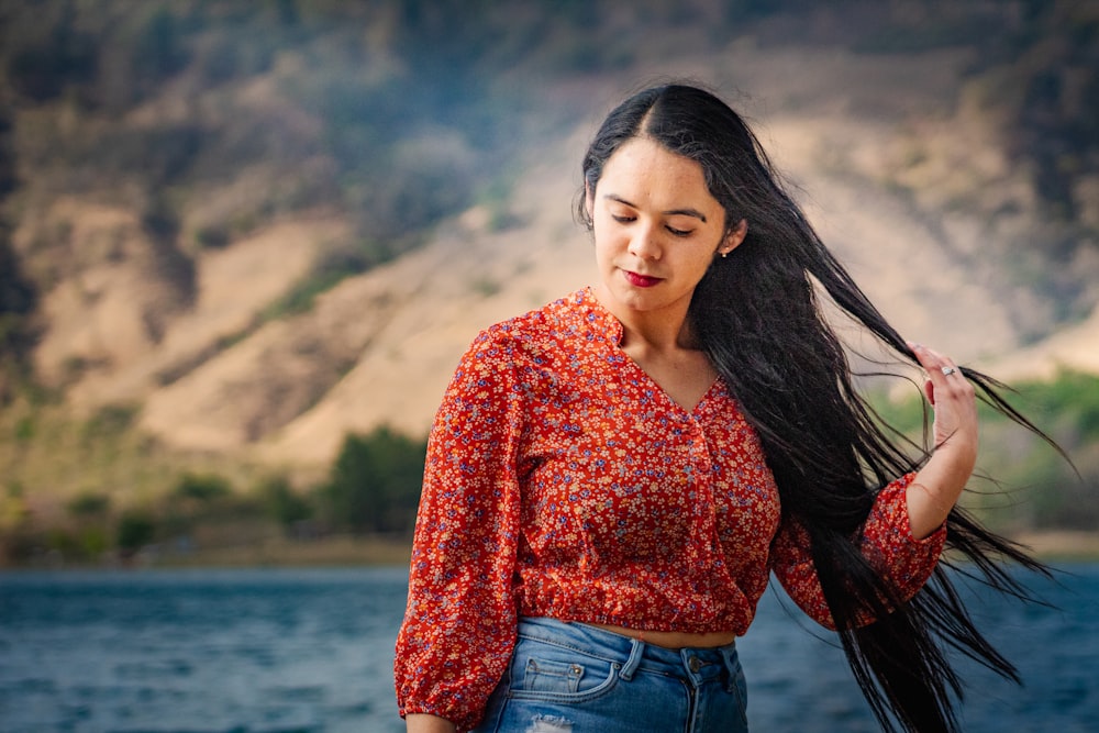 a person holding a fishing net