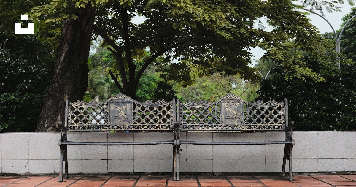 A bench sits unoccupied photo – Free Công viên văn hóa lê thị riêng ...