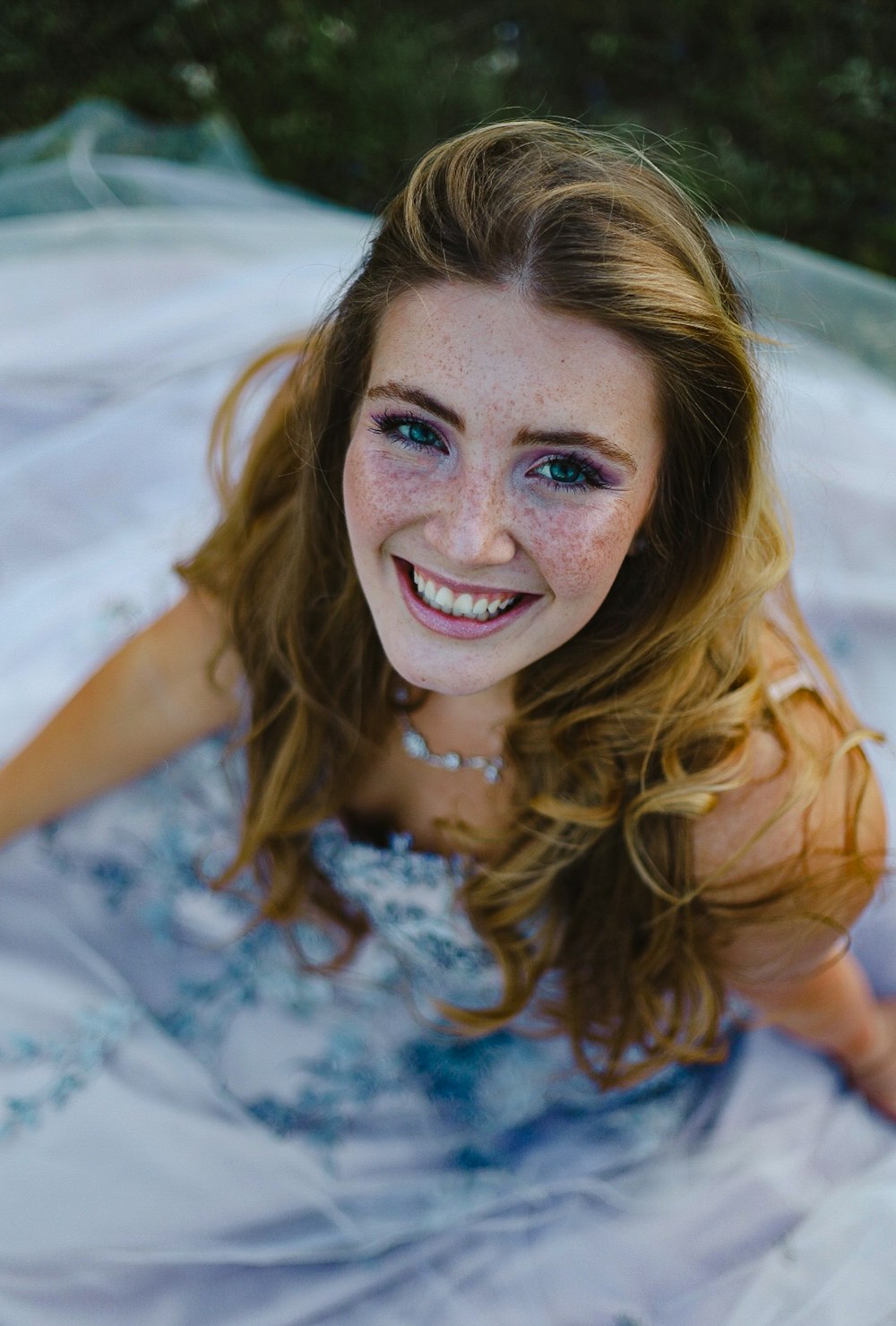 a woman smiling for the camera