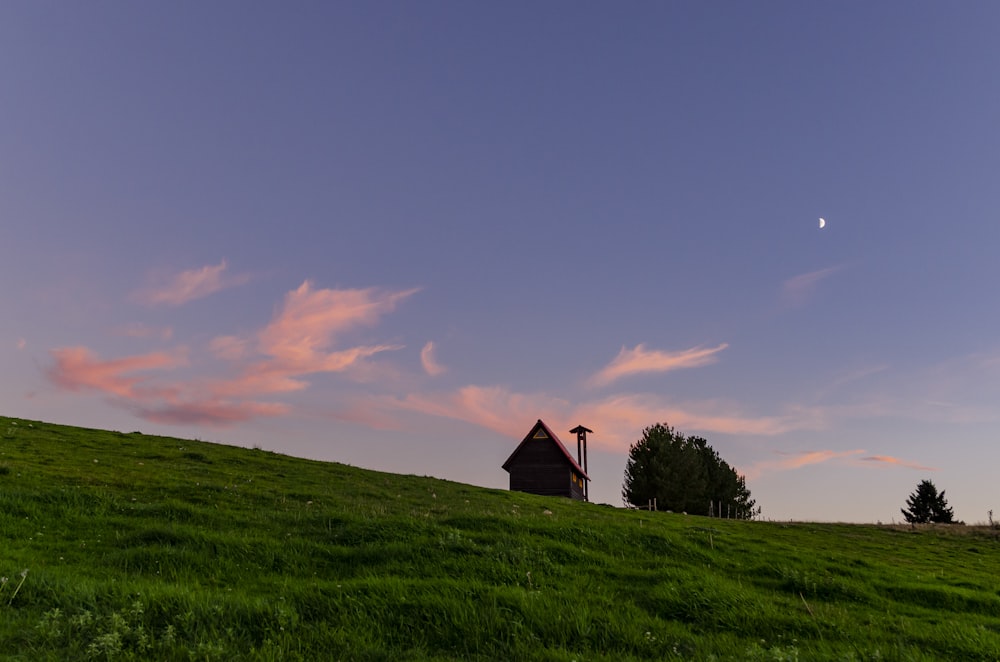 a house on a hill