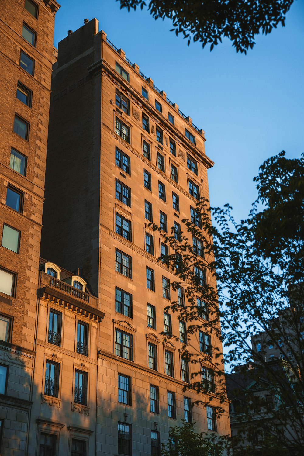 a tall building with many windows