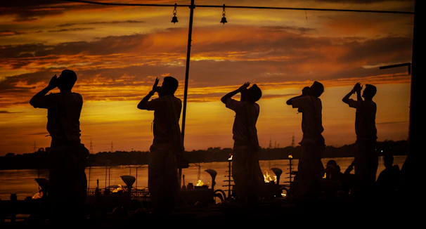 Ganga Arati - worship of river Ganga